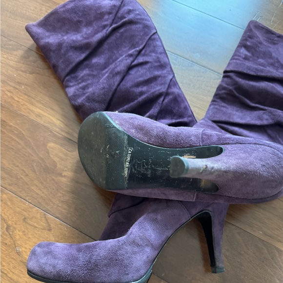 MISS SIXTY purple boots size 38 used - Picture 2 of 3